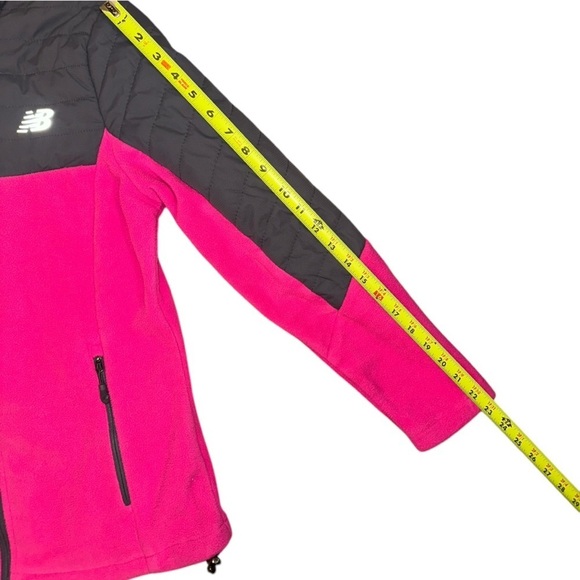 New Balance Pink and Gray Fleece Jacket - Picture 5 of 12